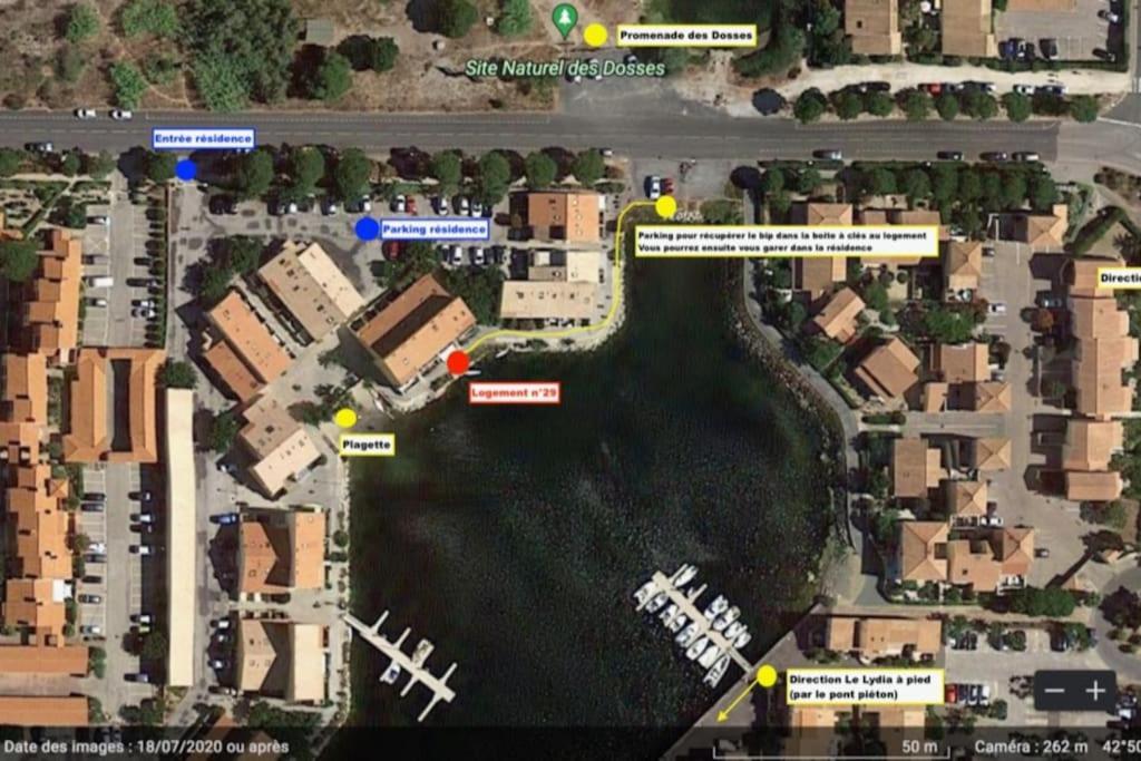 Appartement Coup De Coeur Les Pieds Dans L'Eau Le Barcares Exterior photo